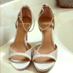 Calvin Klein Faux snake skin heels